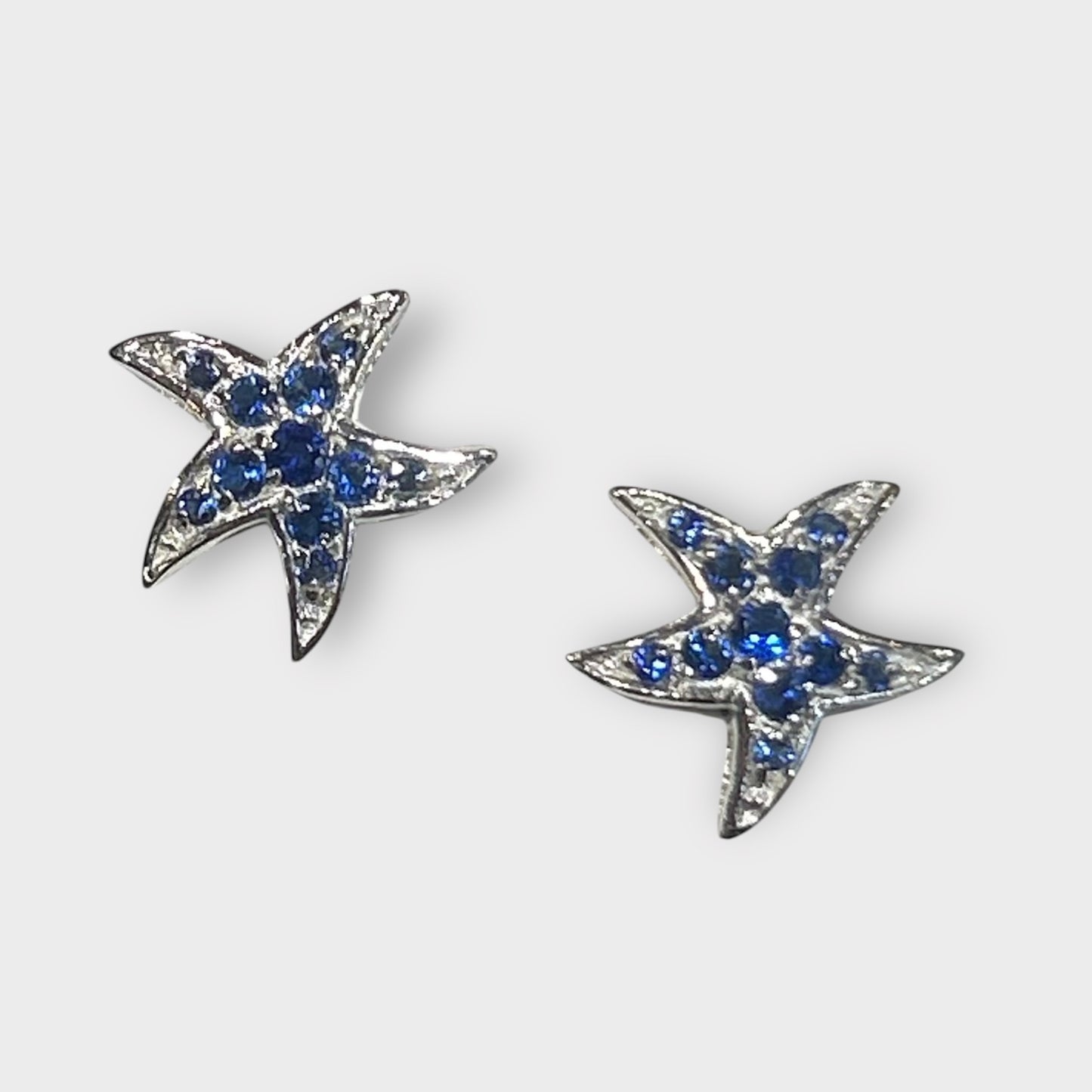 Ohrringe / Stecker / Stern / Zirkonia / 925er Sterlingsilber