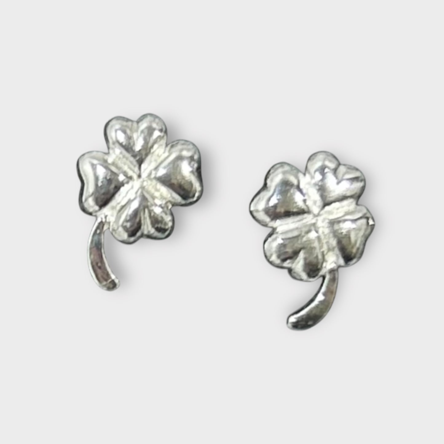 Ohrringe / Stecker / Kleeblatt / 925er Sterlingsilber