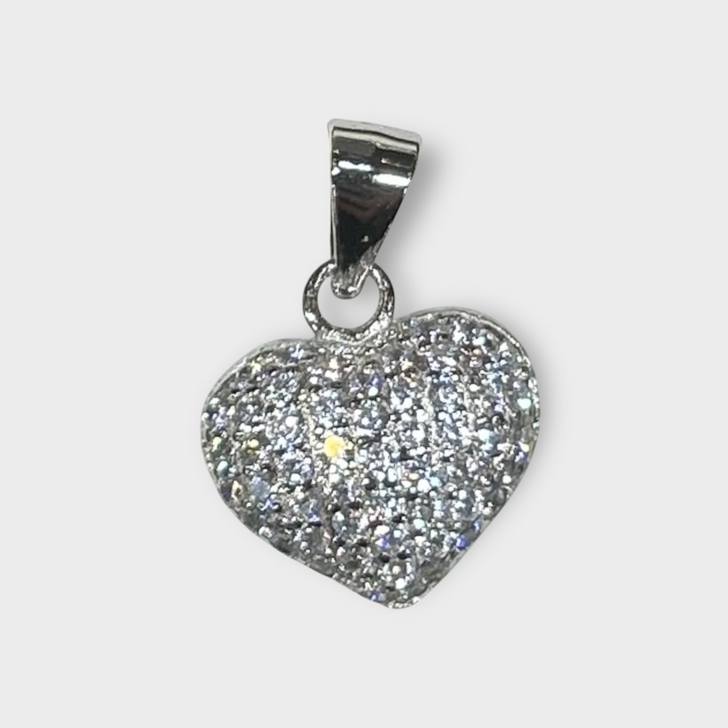 Pendant / Heart / Zirconia / 925 Sterling Silver