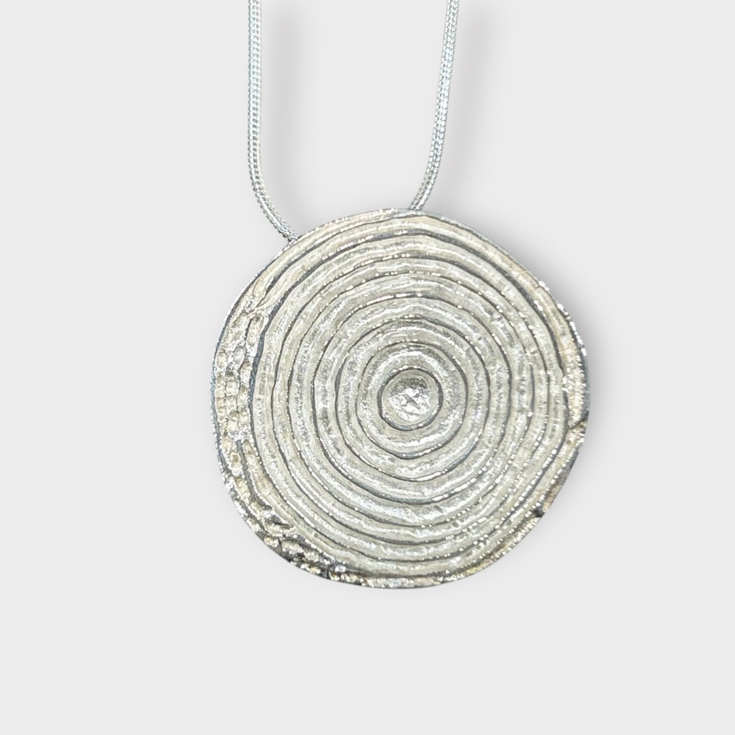Pendant / Spiral Abstract / 925 Sterling Silver
