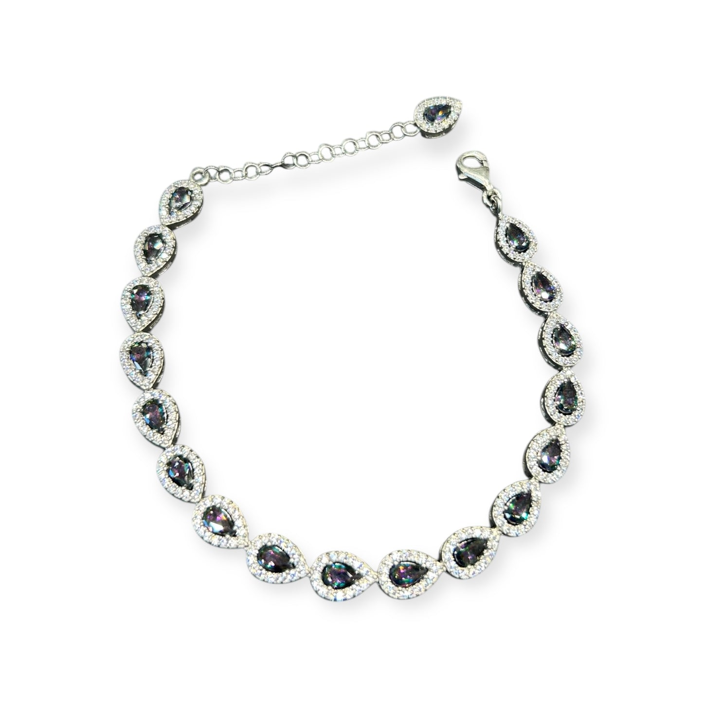 Armband / Zirkonia / 925er Sterlingsilber