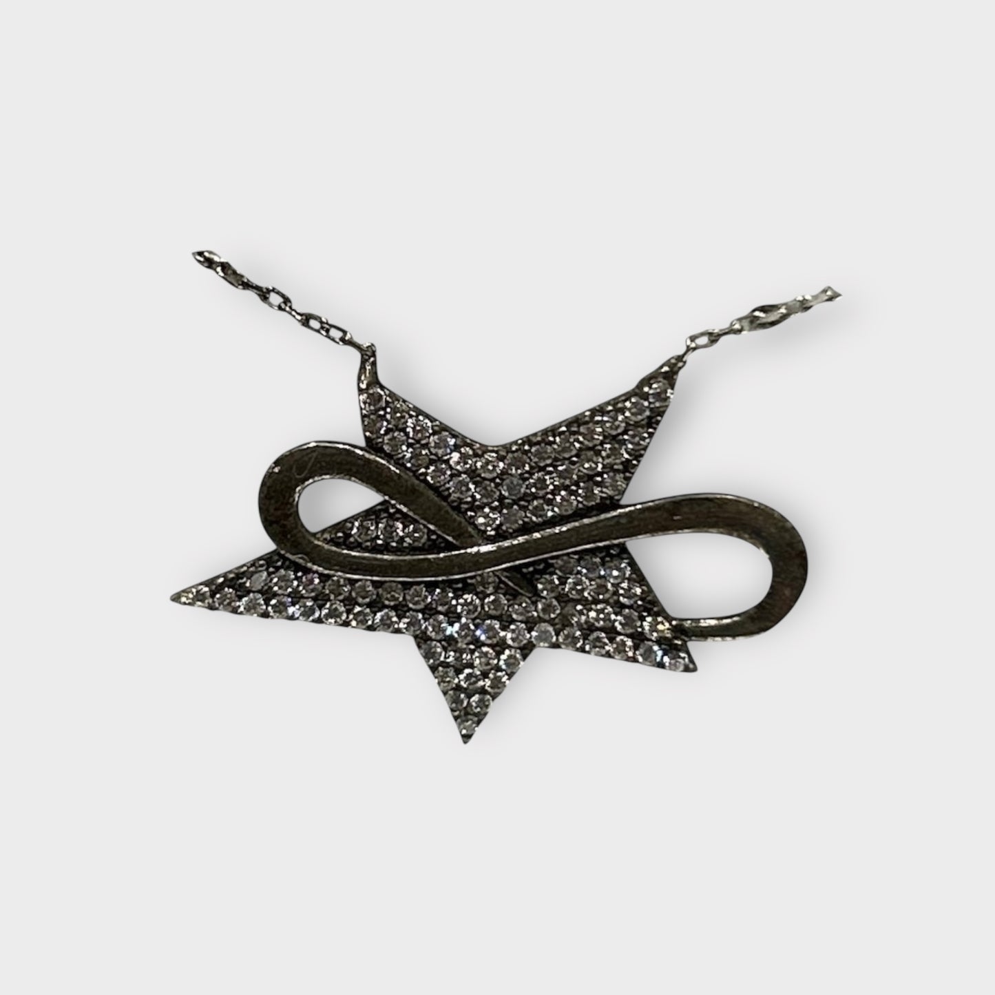 Kette / Stern / Infinity / Zirkonia / 925er Sterlingsilber