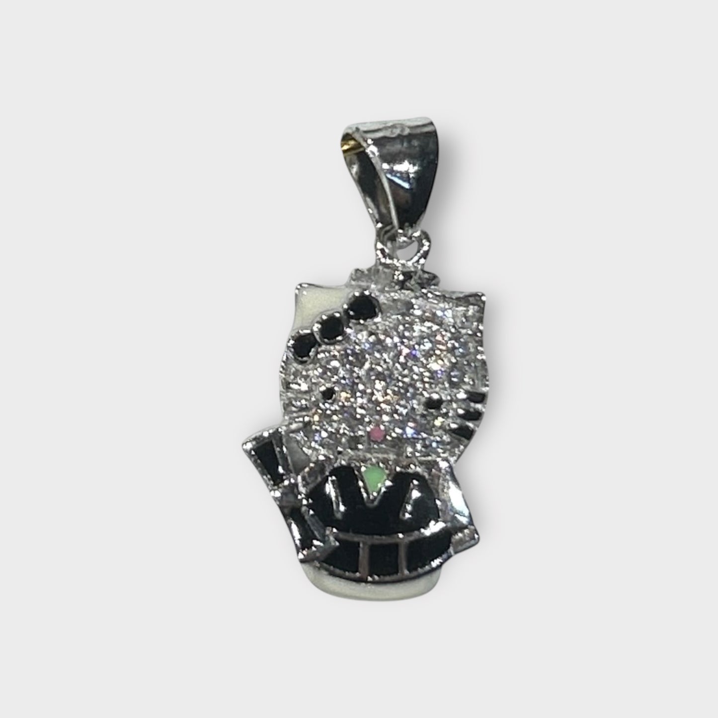 Pendant / Cat / Zirconia / 925 Sterling Silver
