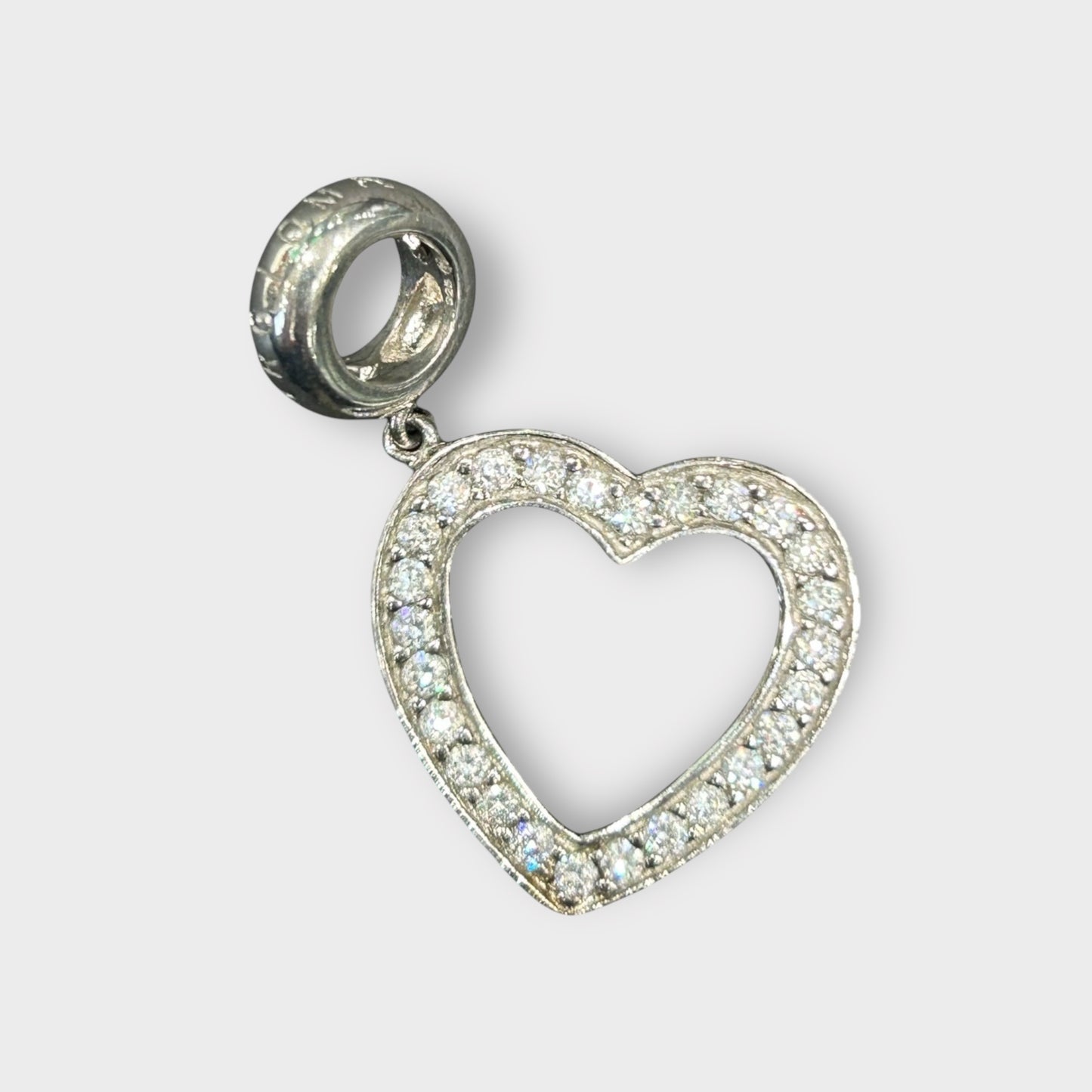 Pendant / Heart / Giorgio Martello / Zirconia / 925 Sterling silver