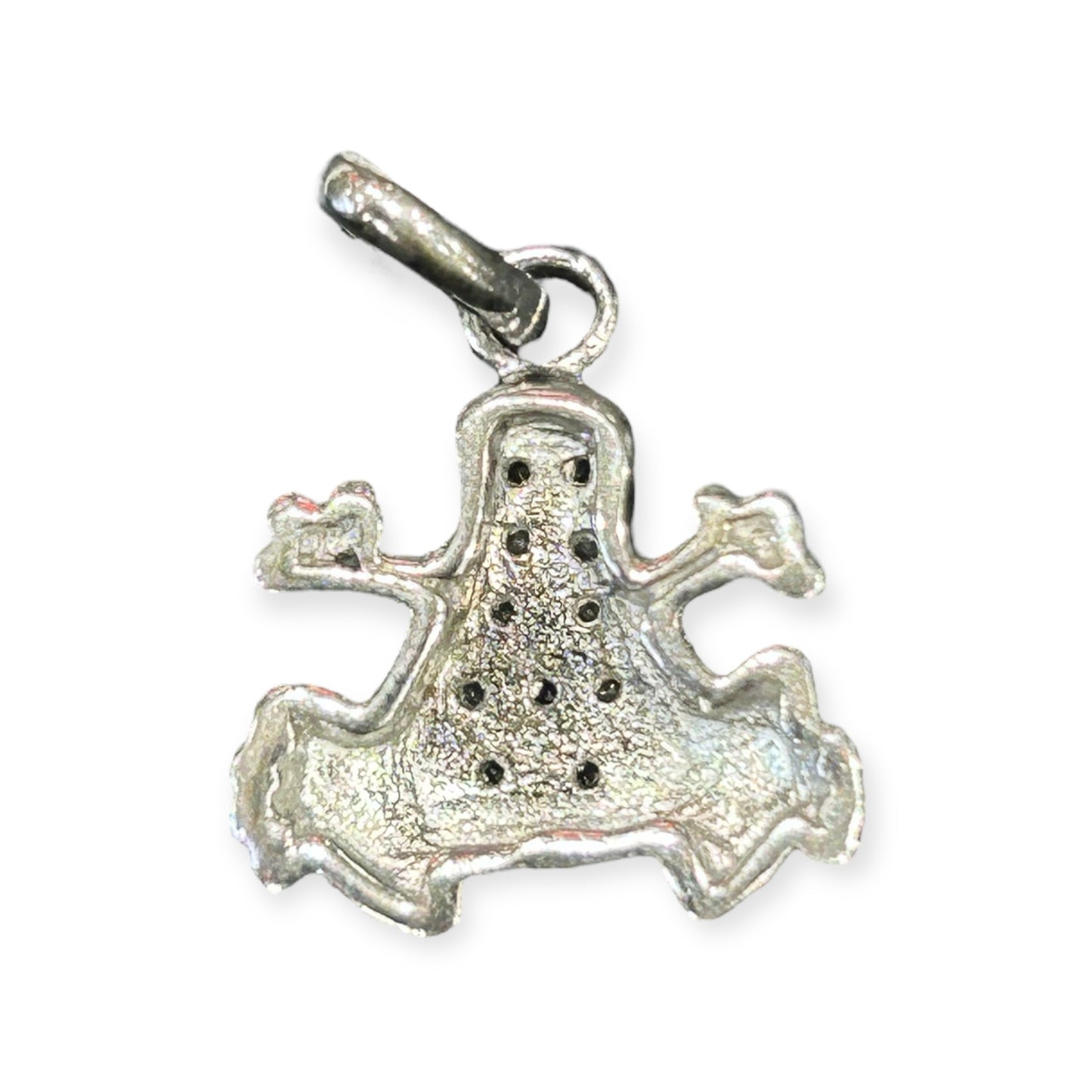 Anhänger / Frosch / Zirkonia / 925er Sterlingsilber