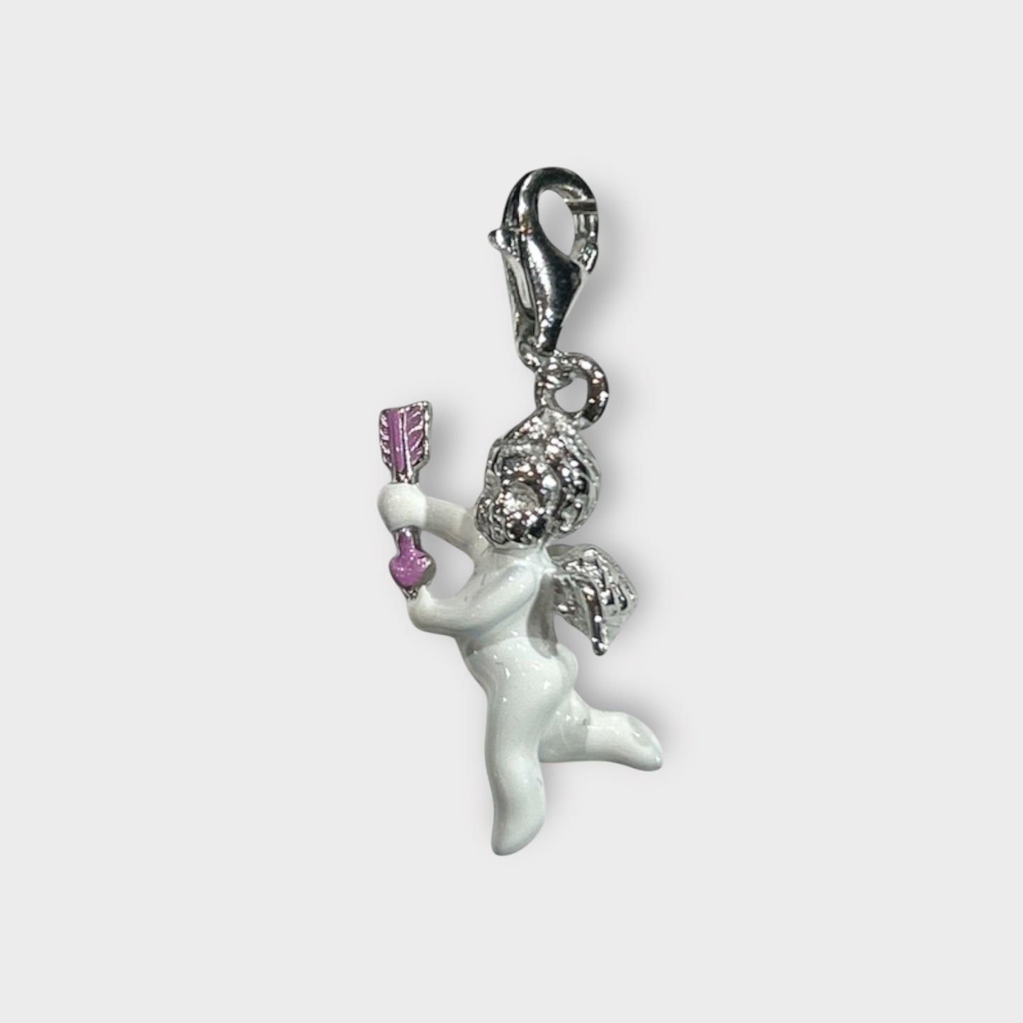 Pendant / Angel with Arrow / Charm / 925 Sterling Silver