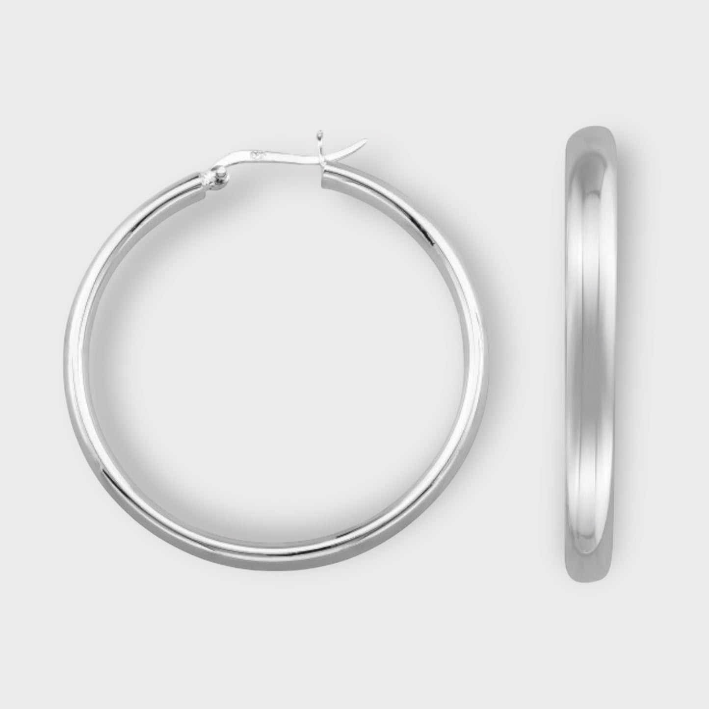 Earrings / Hoops / 925 Sterling Silver