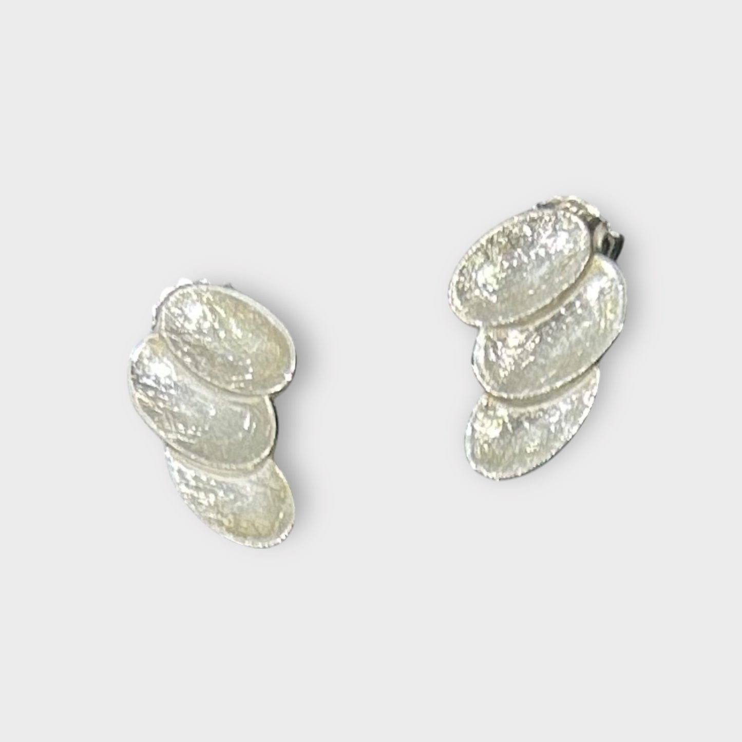 Earrings / Studs / Abstract / 925 Sterling Silver
