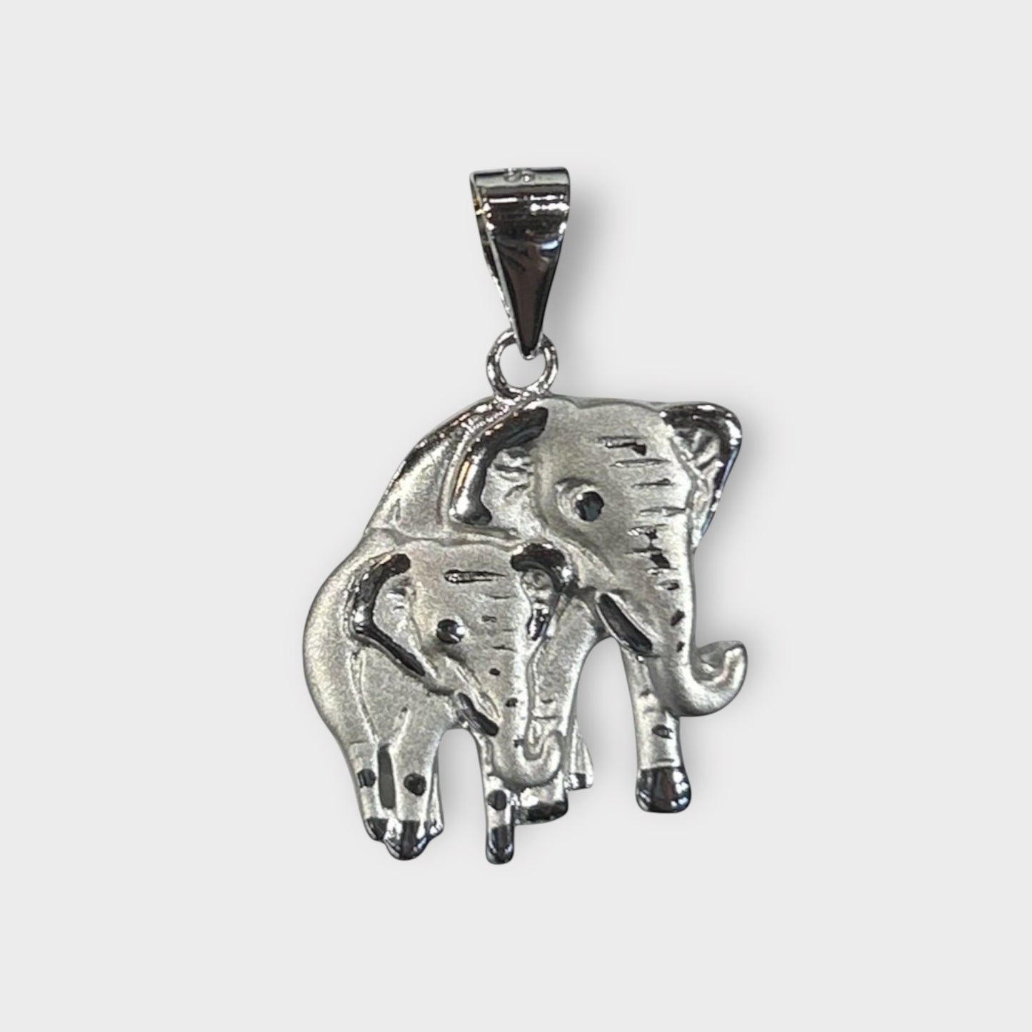 Pendant / Elephants / 925 Sterling Silver