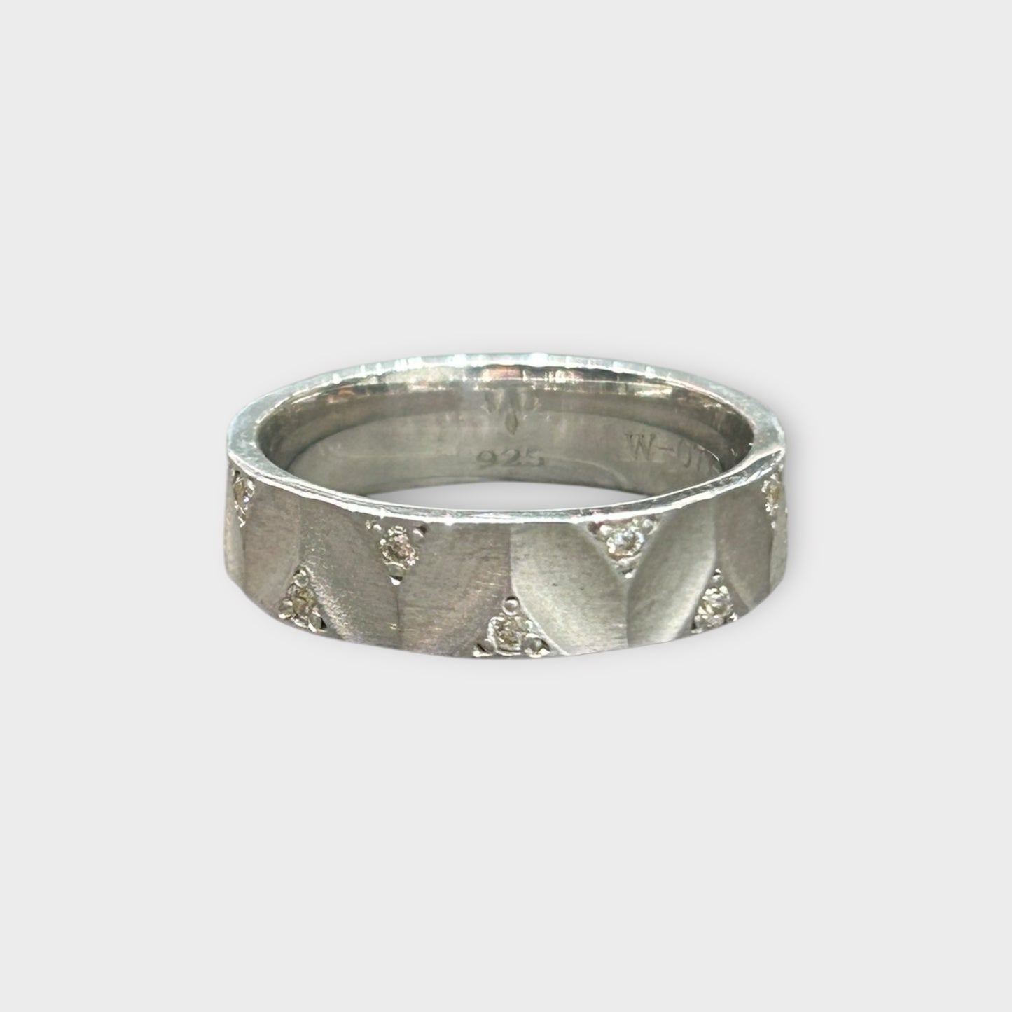 Ring / Handwerk / Zirkonia / 925er Sterlingsilber