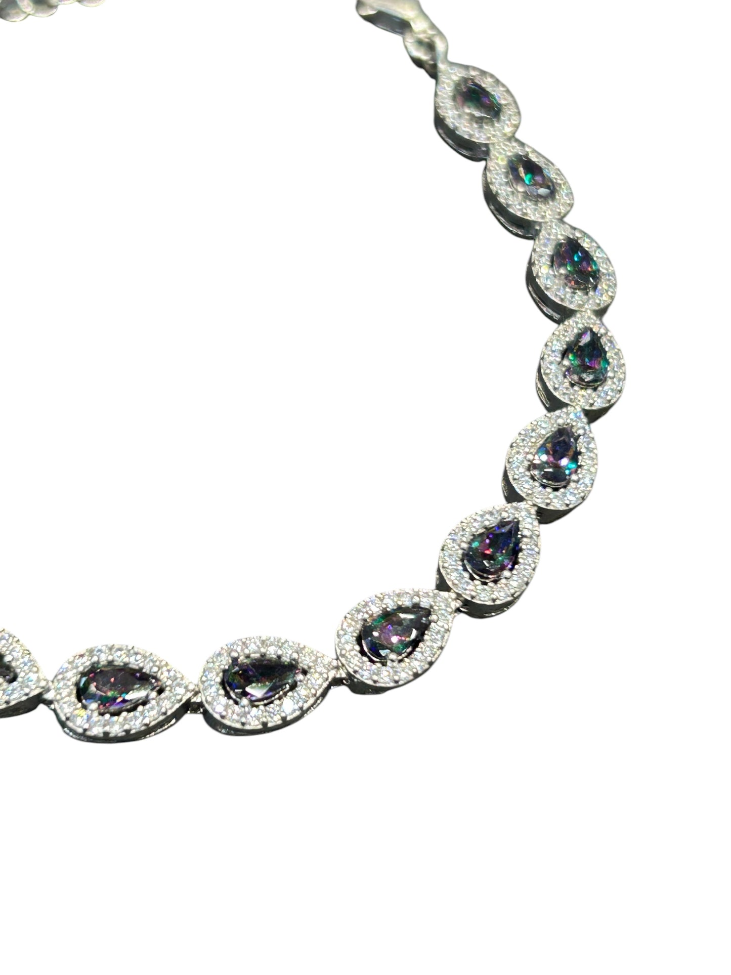 Armband / Zirkonia / 925er Sterlingsilber