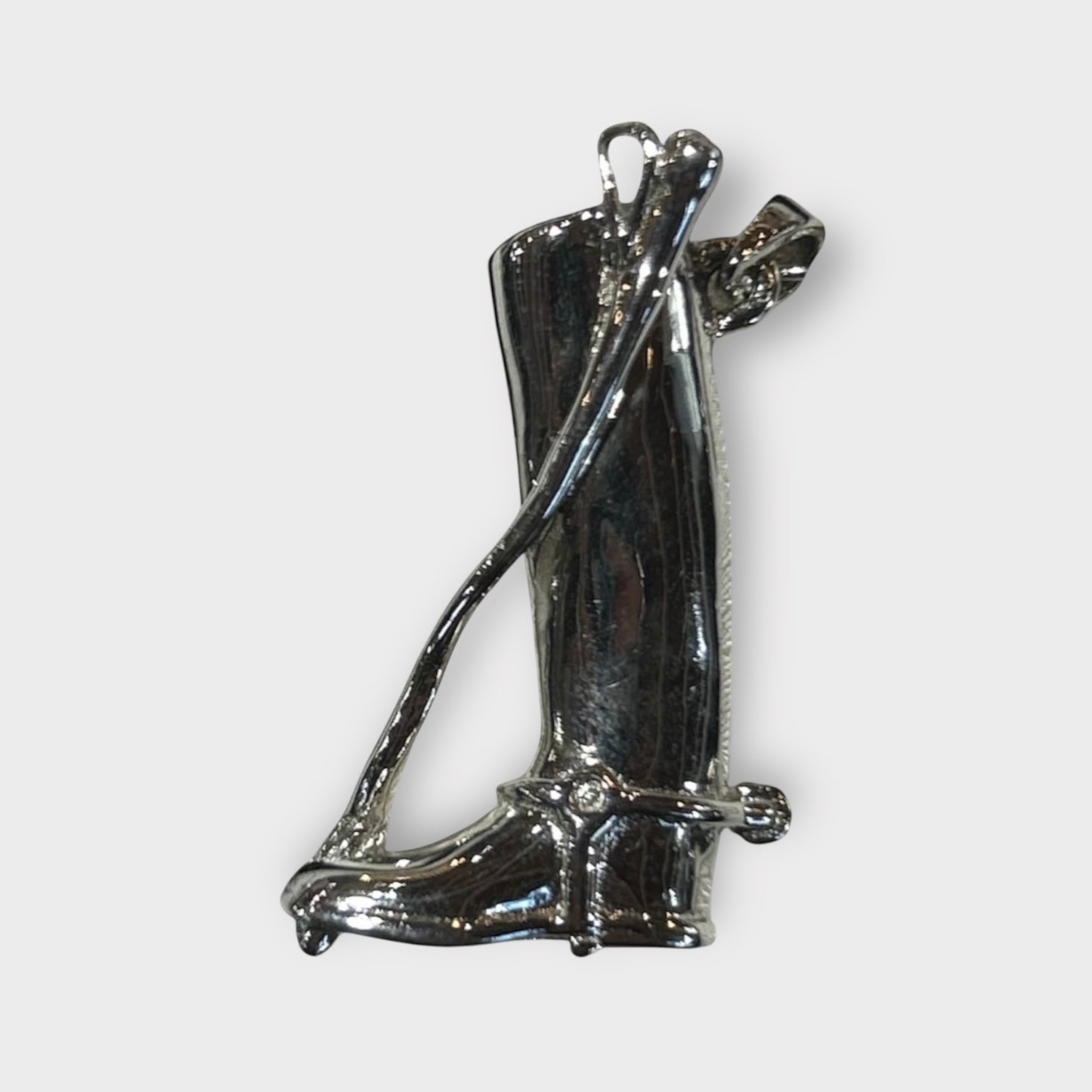 Pendant / Riding Boot / 925 Sterling Silver