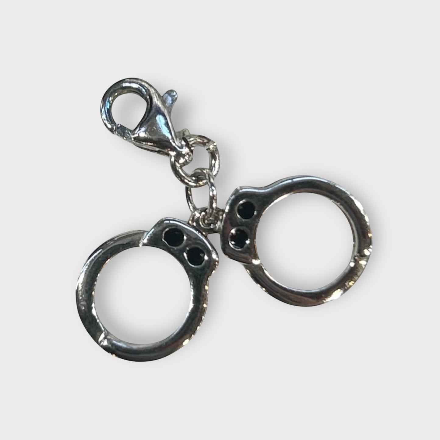 Anhänger / Handschellen / Charm / 925er Sterlingsilber