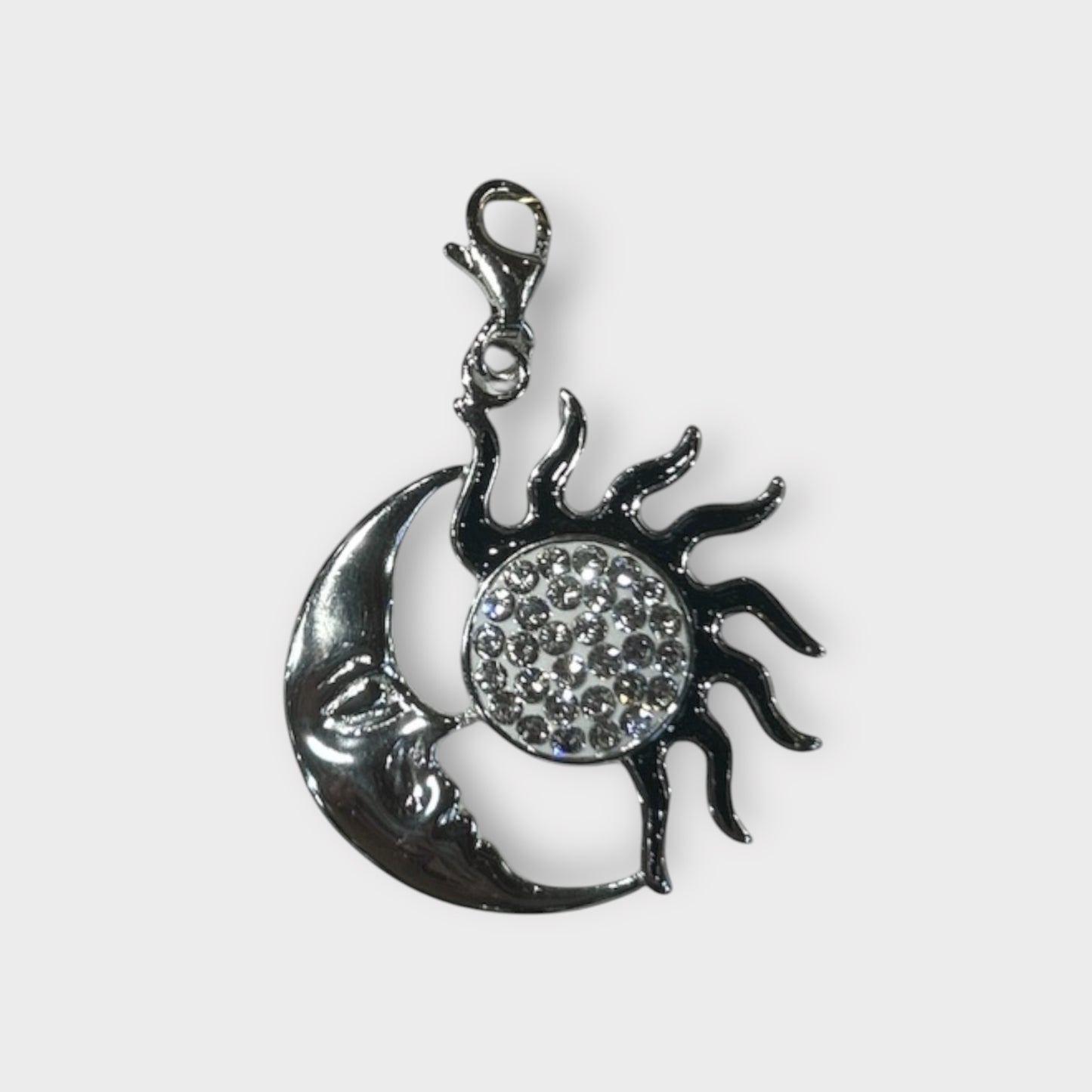 Pendant / Sun and Moon / Charm / 925 Sterling Silver