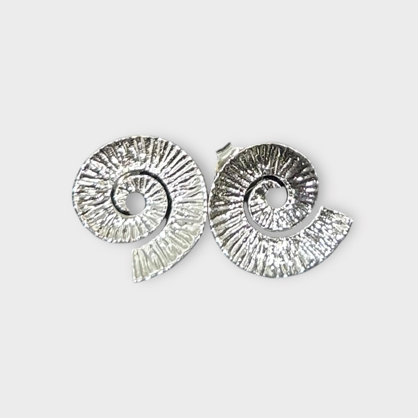 Ohrringe / Stecker / Spirale / 925er Sterlingsilber