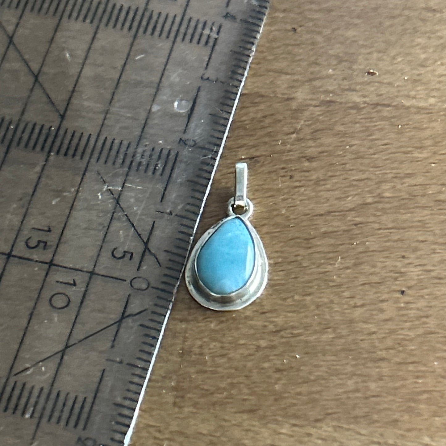 Anhänger aus 925 Silber mit Larimar 