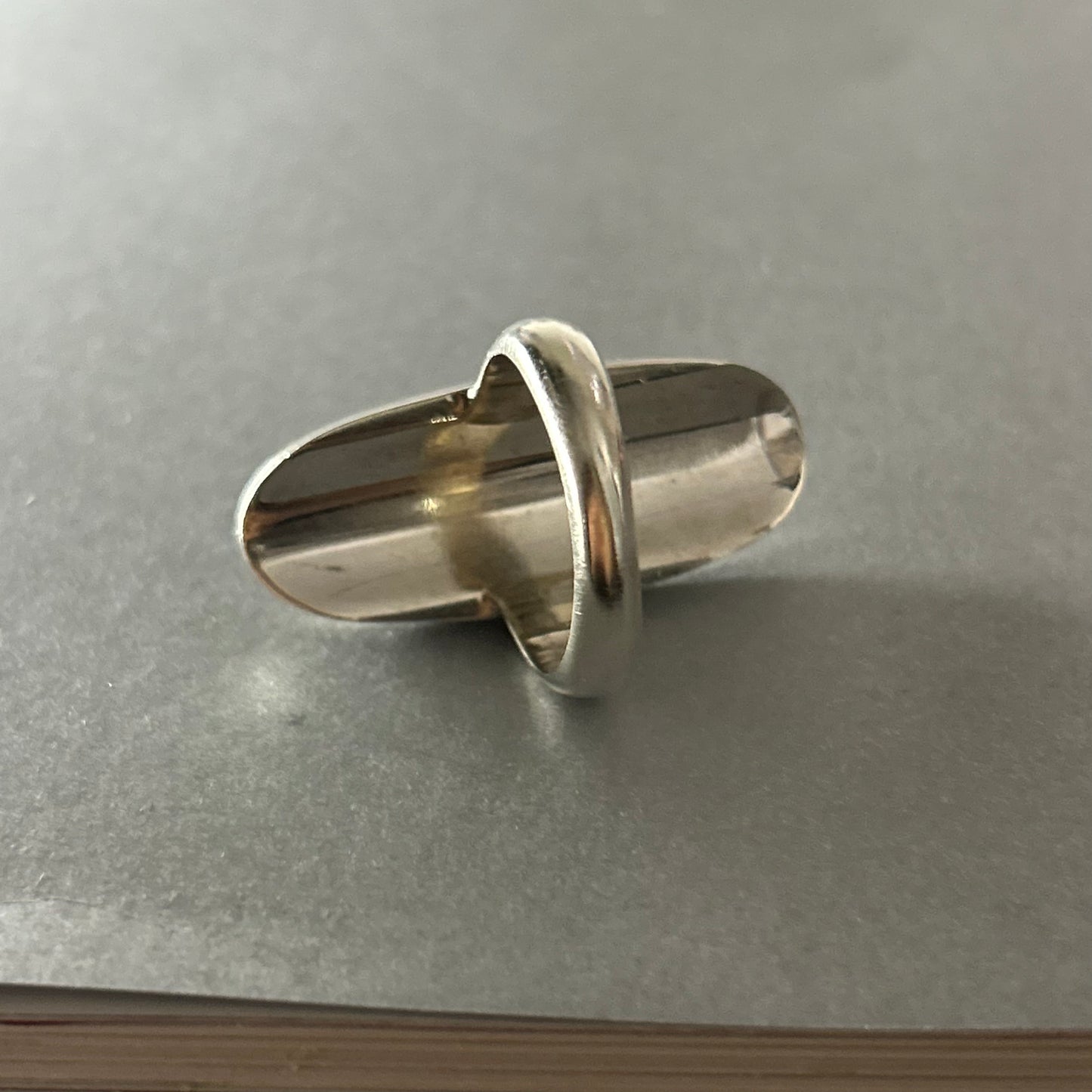 Ring aus 925 Silber mit Paua-Perlmutt