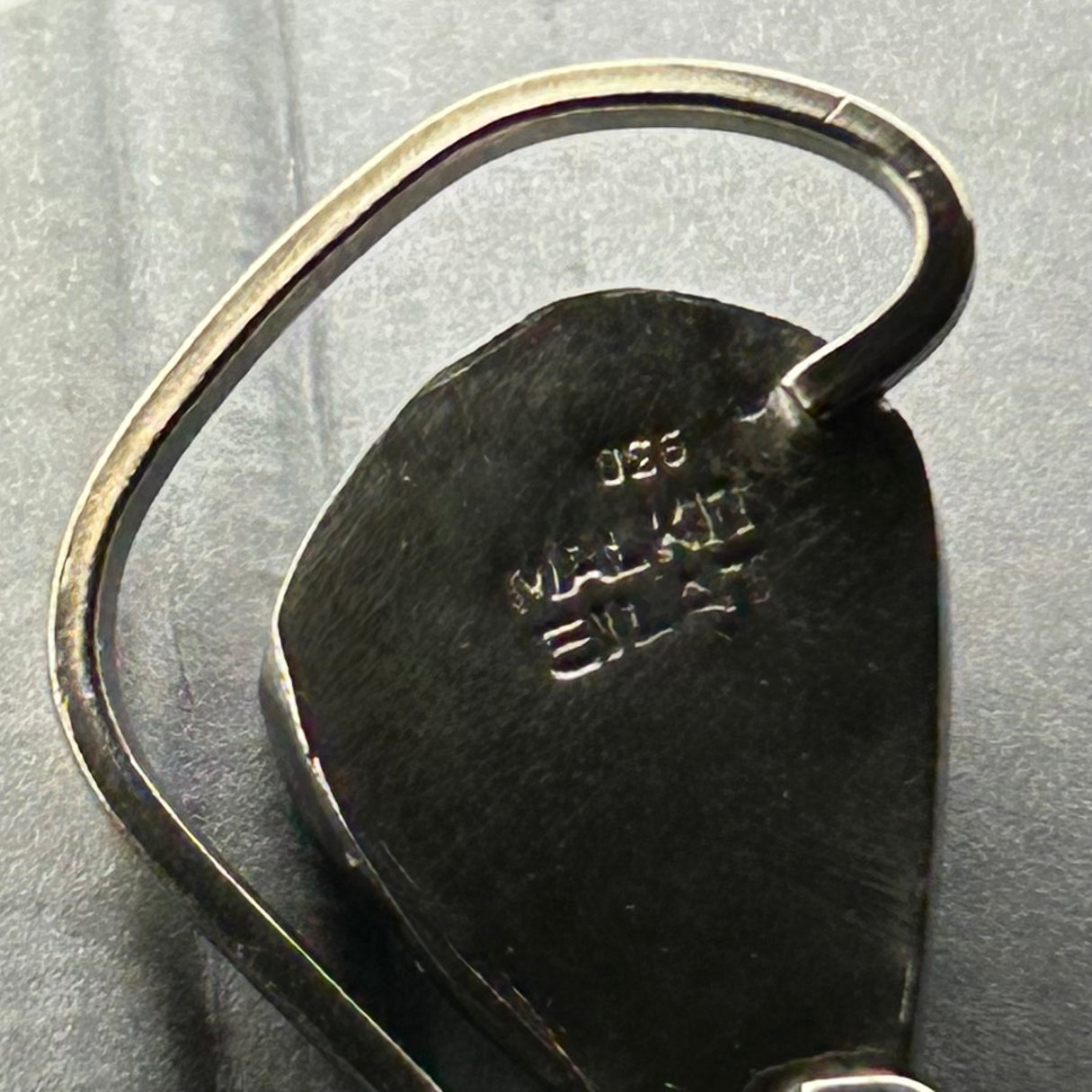 Anhänger aus 925 Silber mit natürlichem Malachit