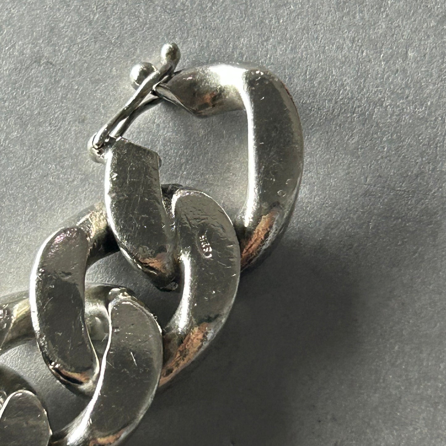 Massives Panzerarmband aus 925 Silber
