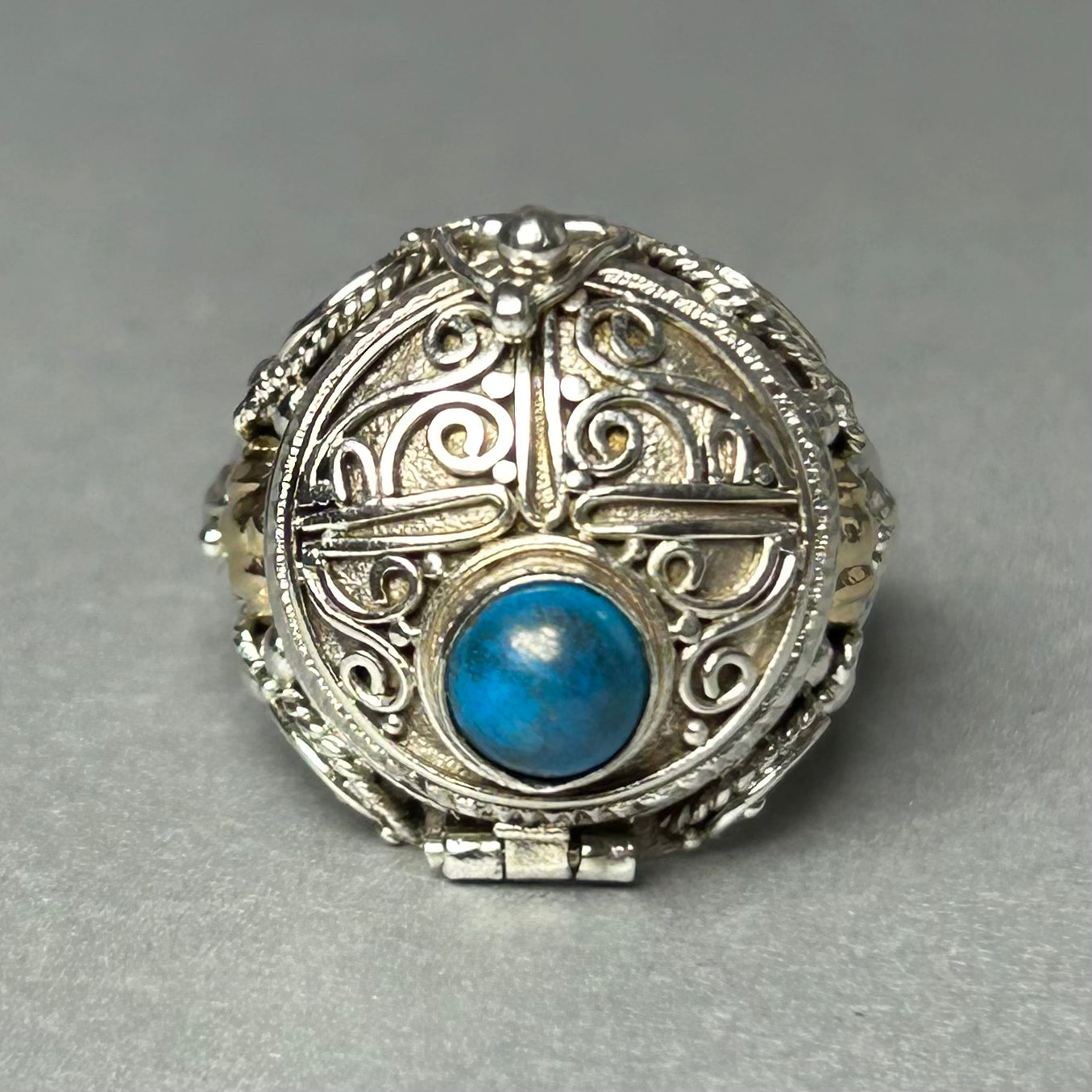Türkis `Giftt-Ring` aus 925 Silber