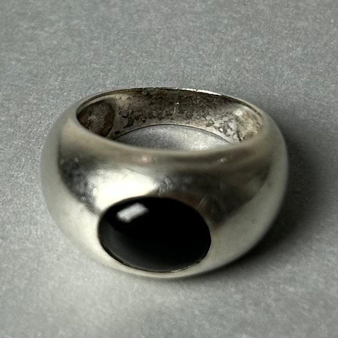 Onyx Ring aus 925 Silber