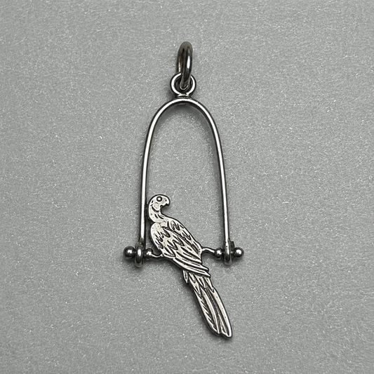Anhänger „Papagei“ aus 835 Silber
