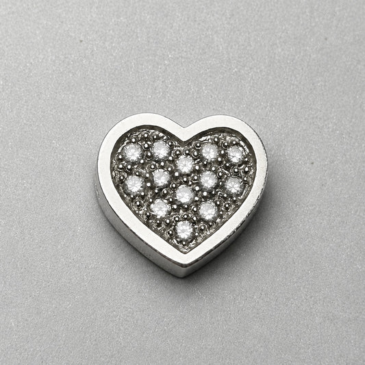Herz-Anhänger aus 925 Silber mit Zirkonia