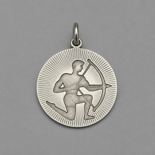 Sternzeichen-Anhänger „Schütze“ aus 835 Silber