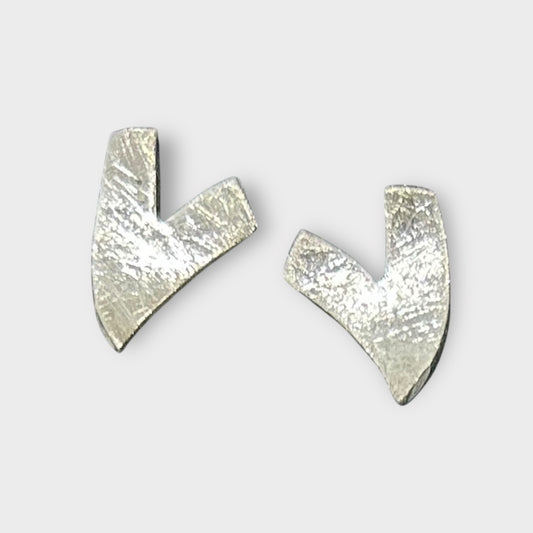 Earrings / Studs / Abstract / 925 Sterling Silver