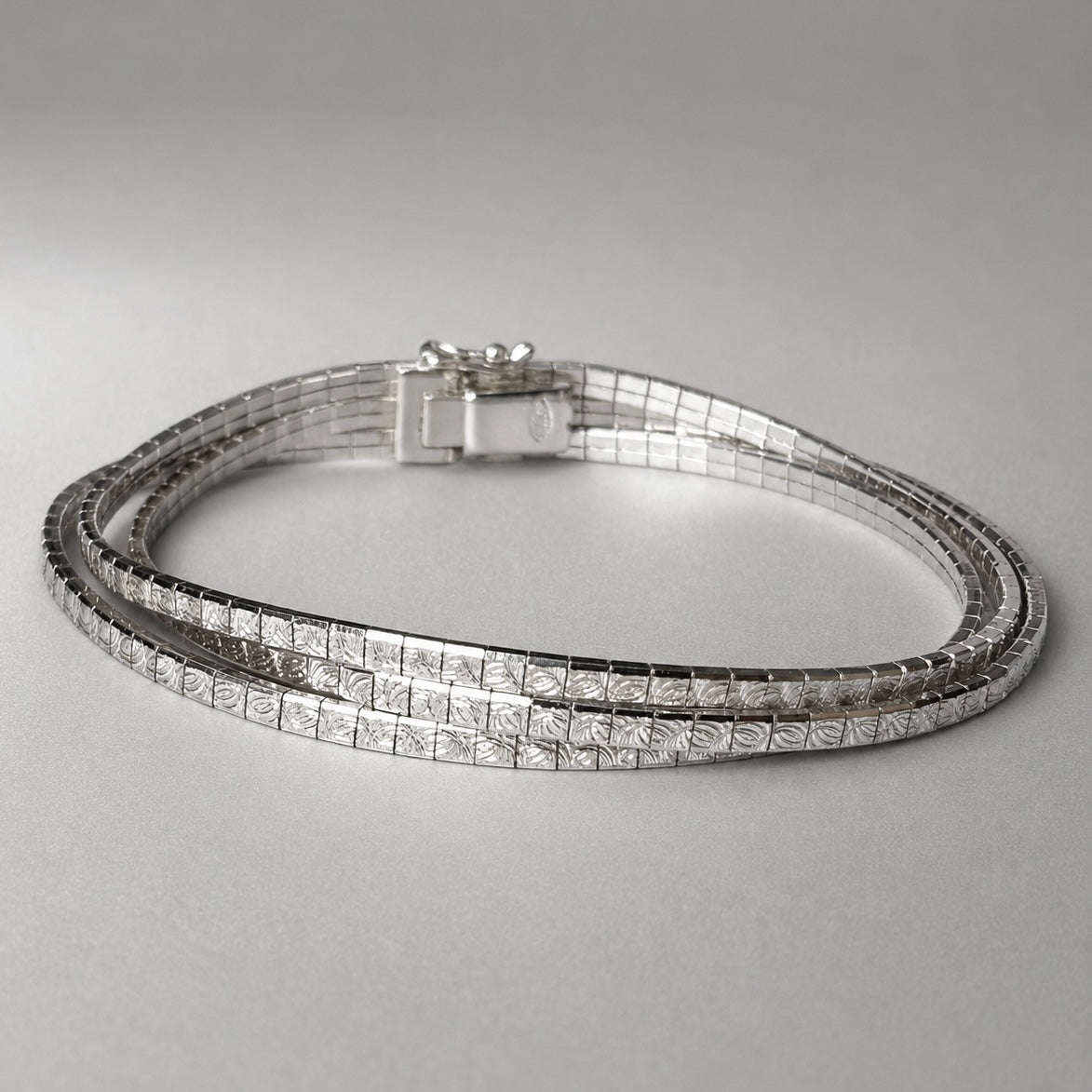 Silberarmband – Geometrisches Design aus 800 Silber