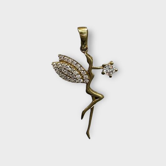 Pendant / Fairy / Zirconia / 585 Gold