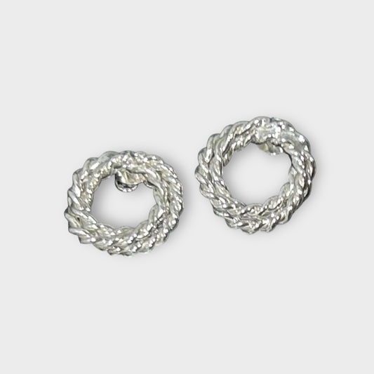 Earrings / Studs / Round / 925 Sterling Silver