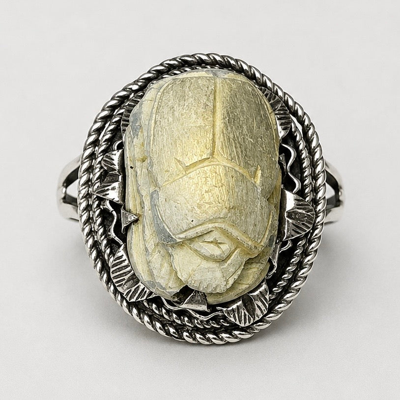 Skarabäus Ring aus 925 Silber