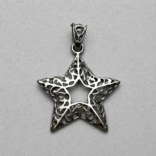 Stern-Anhänger aus 800 Silber