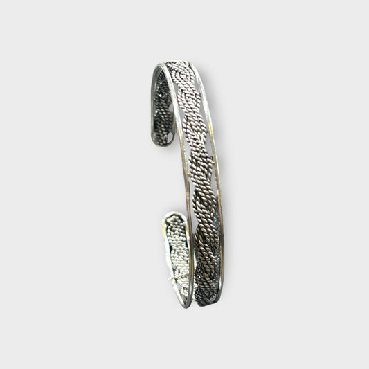 Bangle / Braided / 925 Sterling Silver
