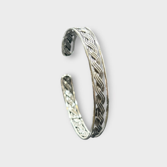 Bangle / Braided / 925 Sterling Silver