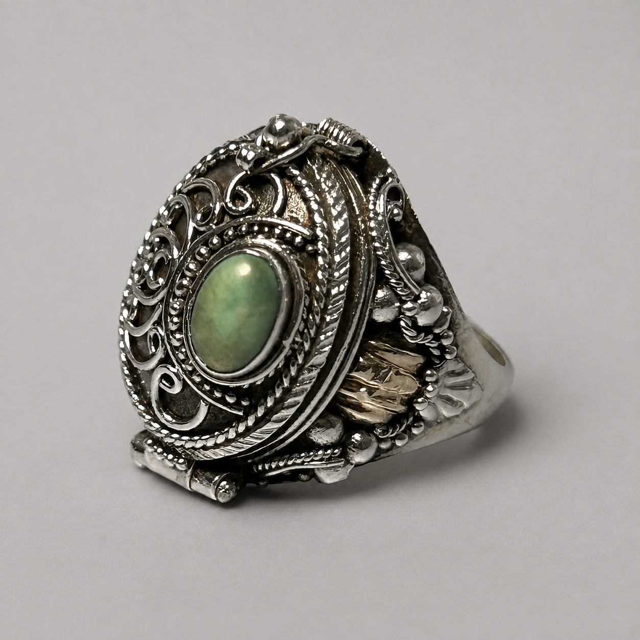 Gift Ring mit Türkis aus 925 Silber