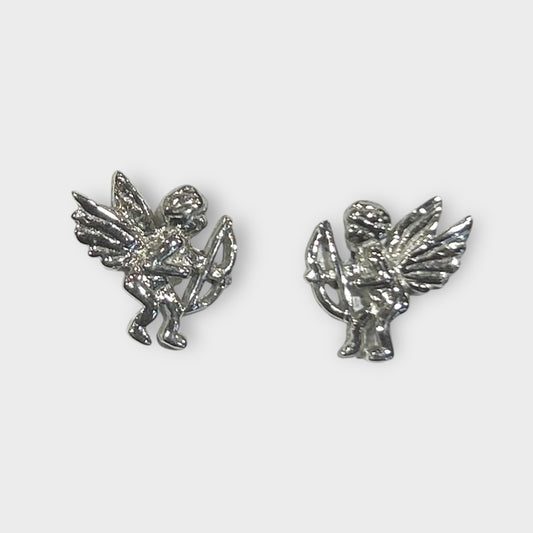 Earrings / Studs / Angel / 925 Sterling Silver