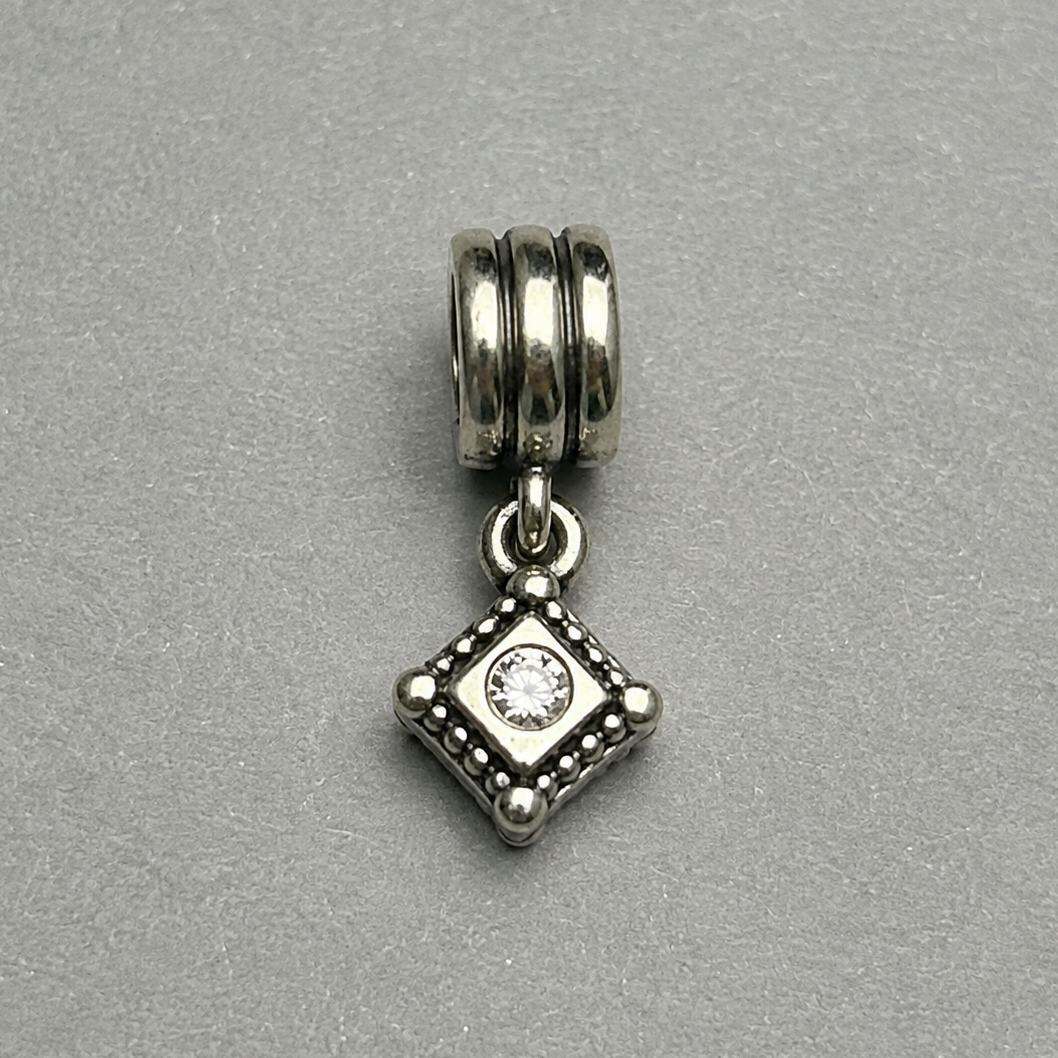 Charm-Anhänger aus 925 Silber mit Zirkonia