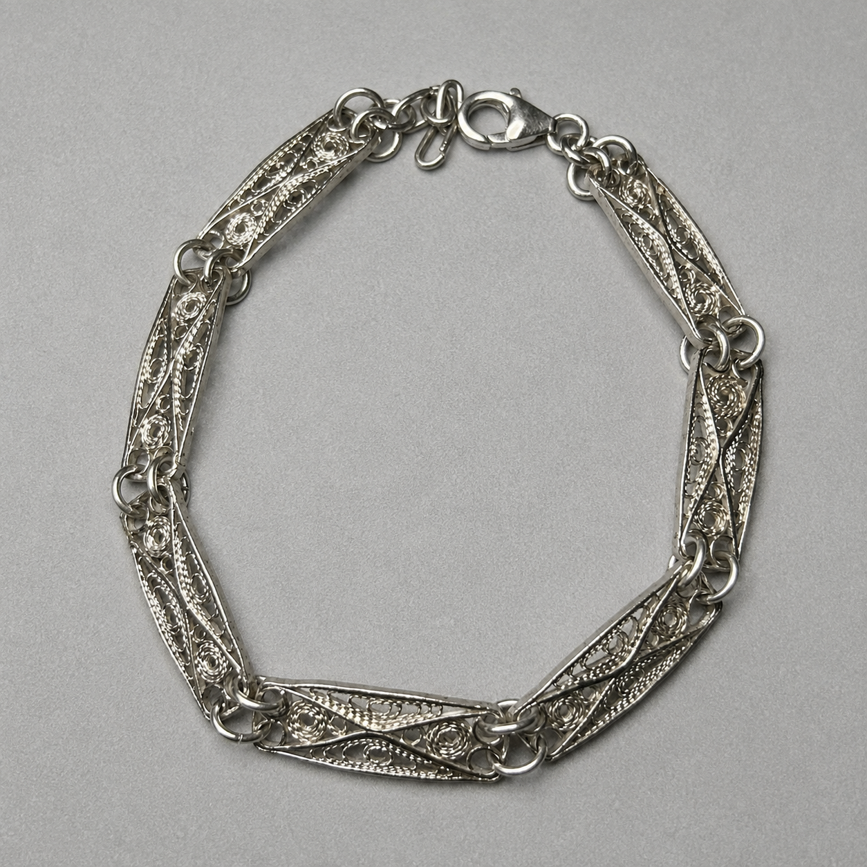 Filigran-Armband aus Silber 800