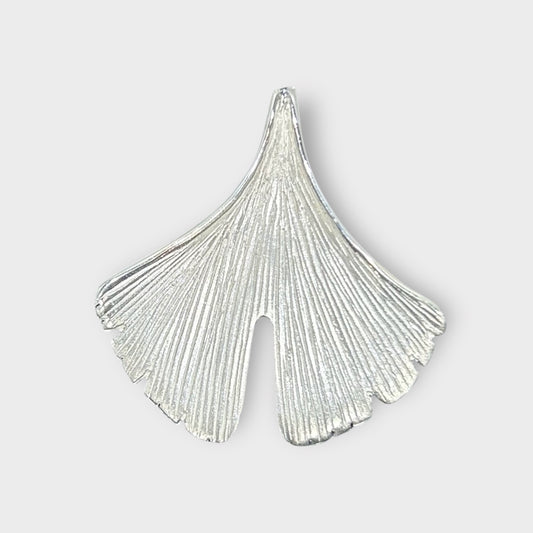 Anhänger / Ginkgoblatt  / 925er Sterlingsilber