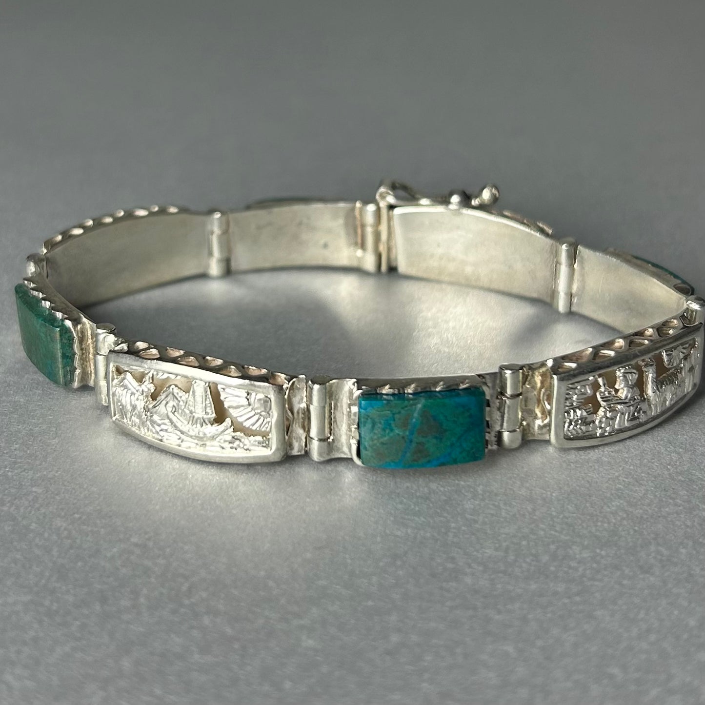Armband aus 925 Silber mit Türkis