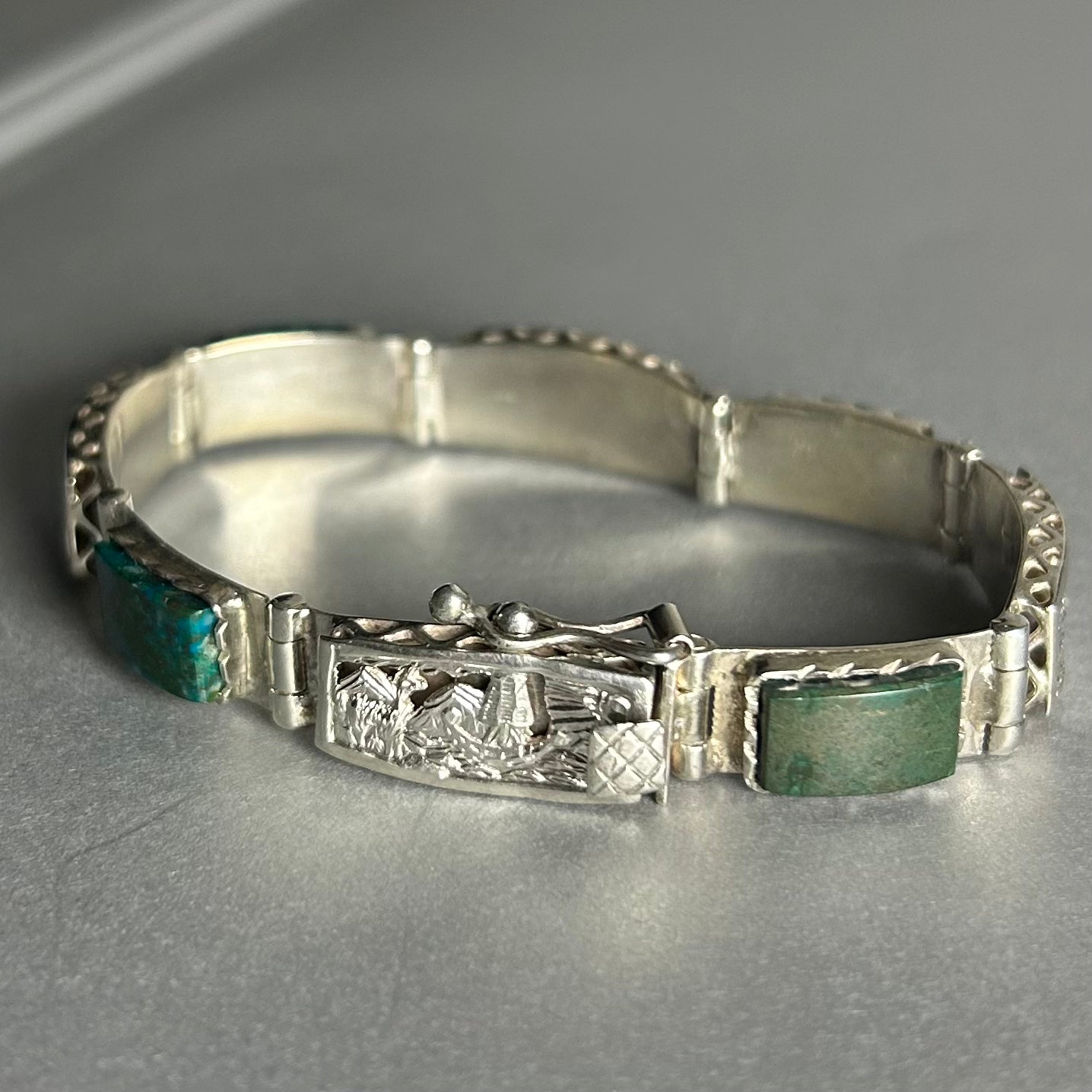 Armband aus 925 Silber mit Türkis