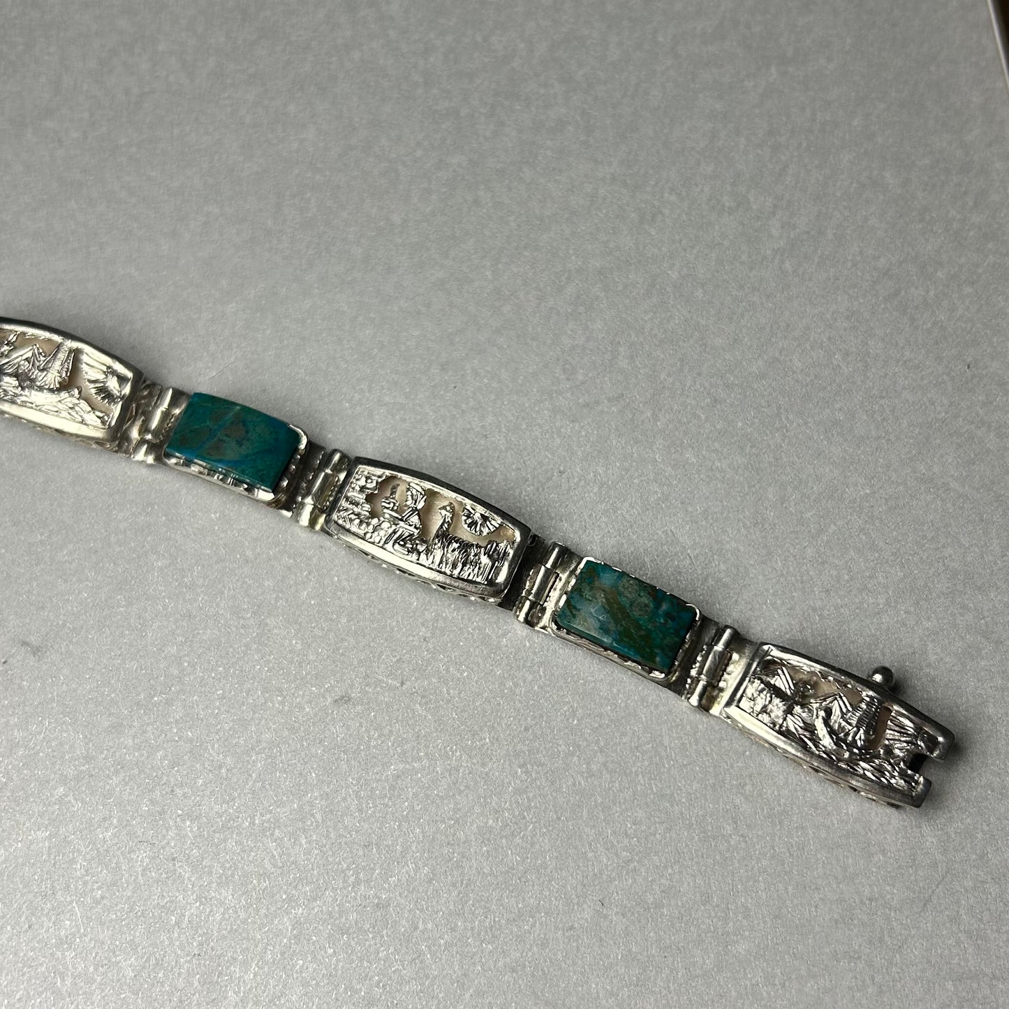 Armband aus 925 Silber mit Türkis