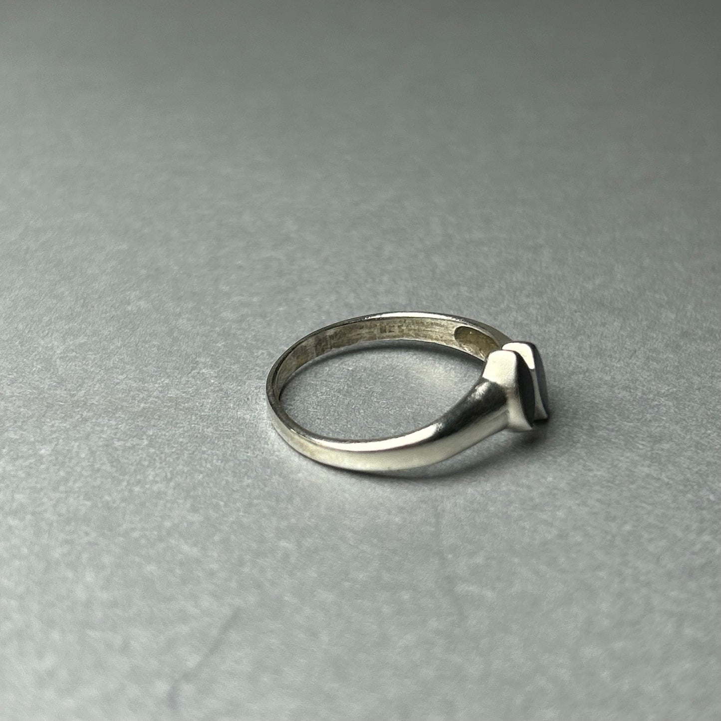 Ring aus 925 Silber mit Onyx
