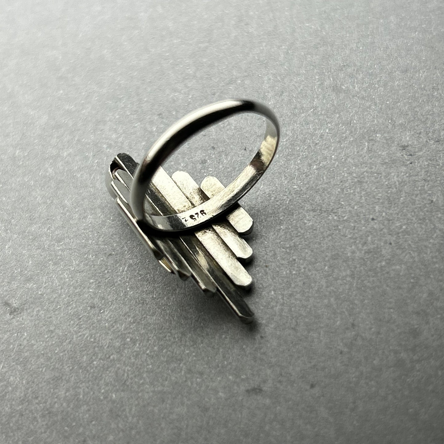 Ring aus 925 Silber mit Onyx
