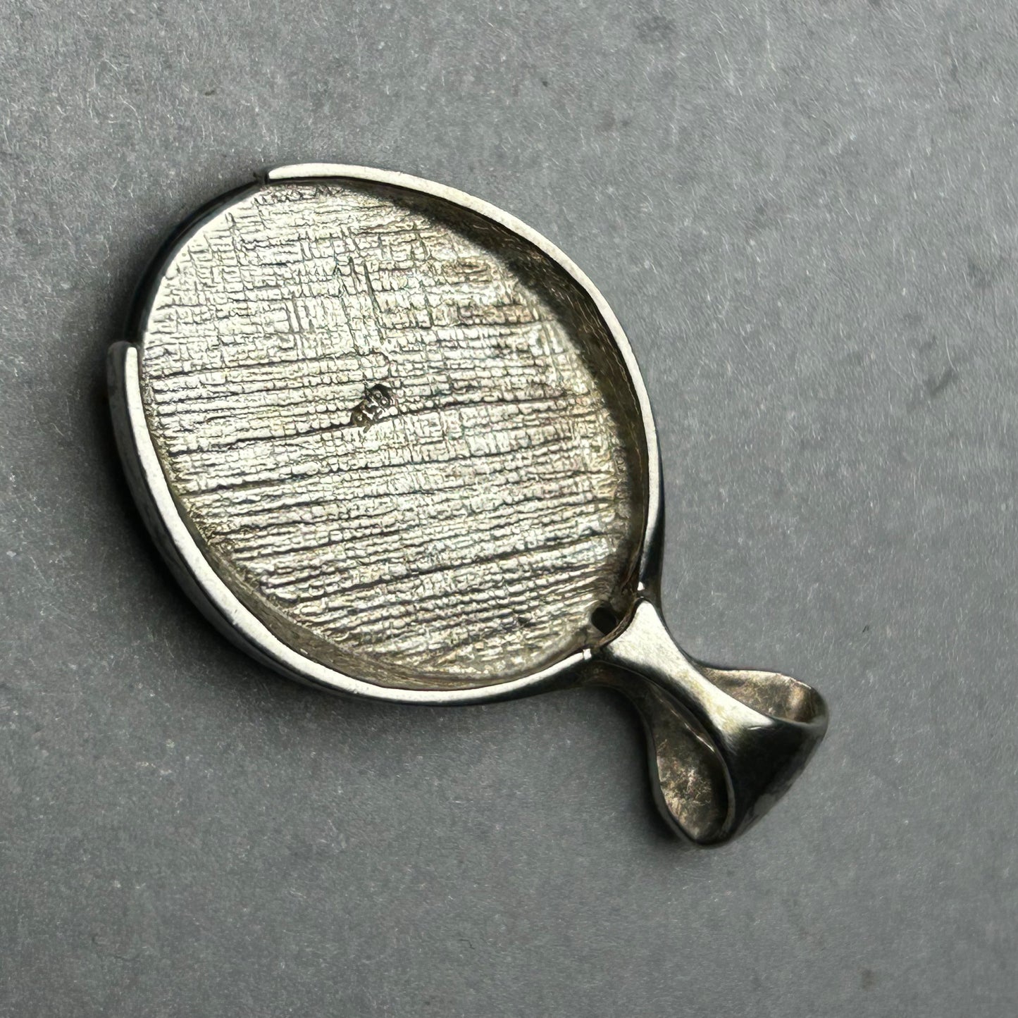 Anhänger aus 835 Silber mit Dendriten-Moosachat