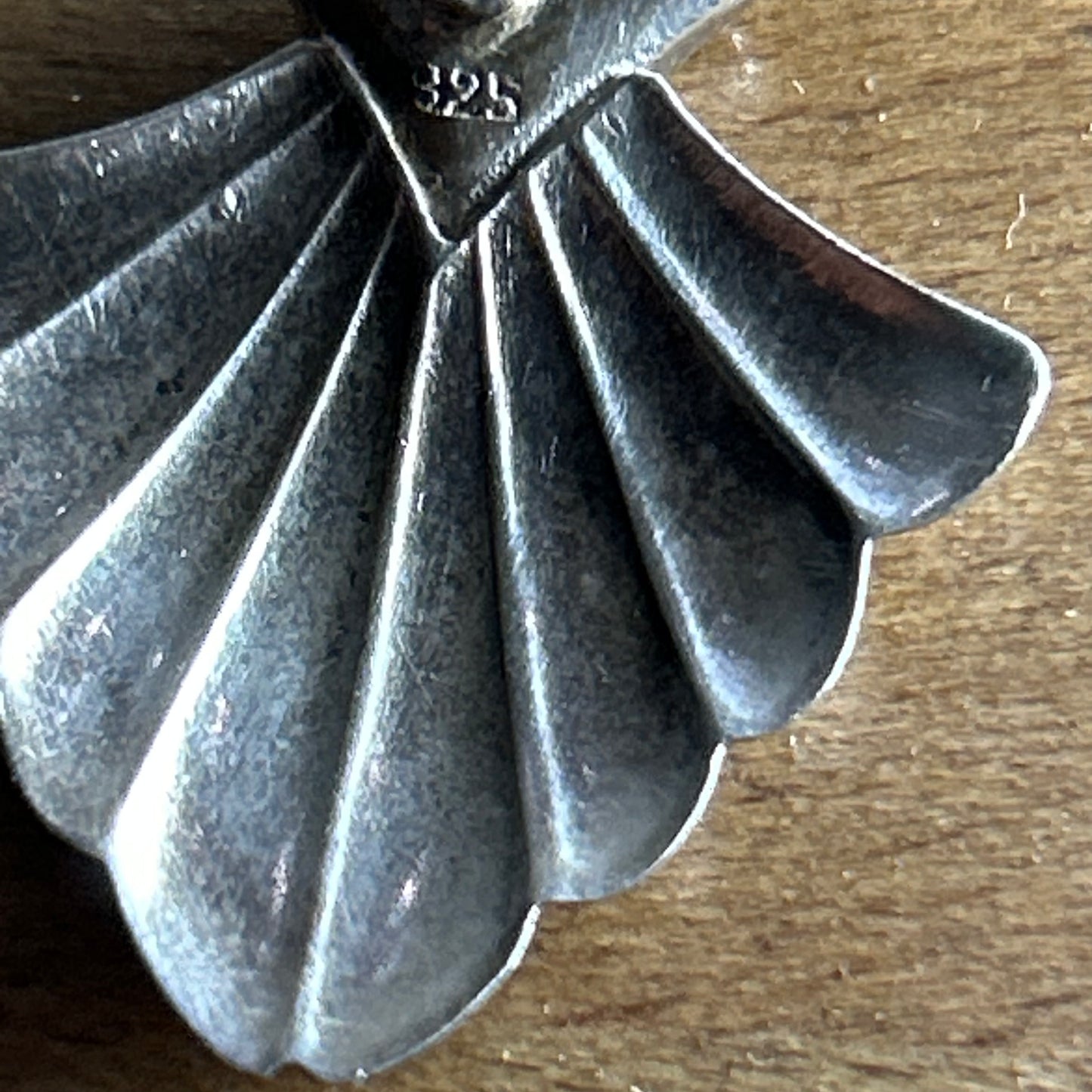 Art-Déco-Anhänger aus 925 Silber mit Onyx
