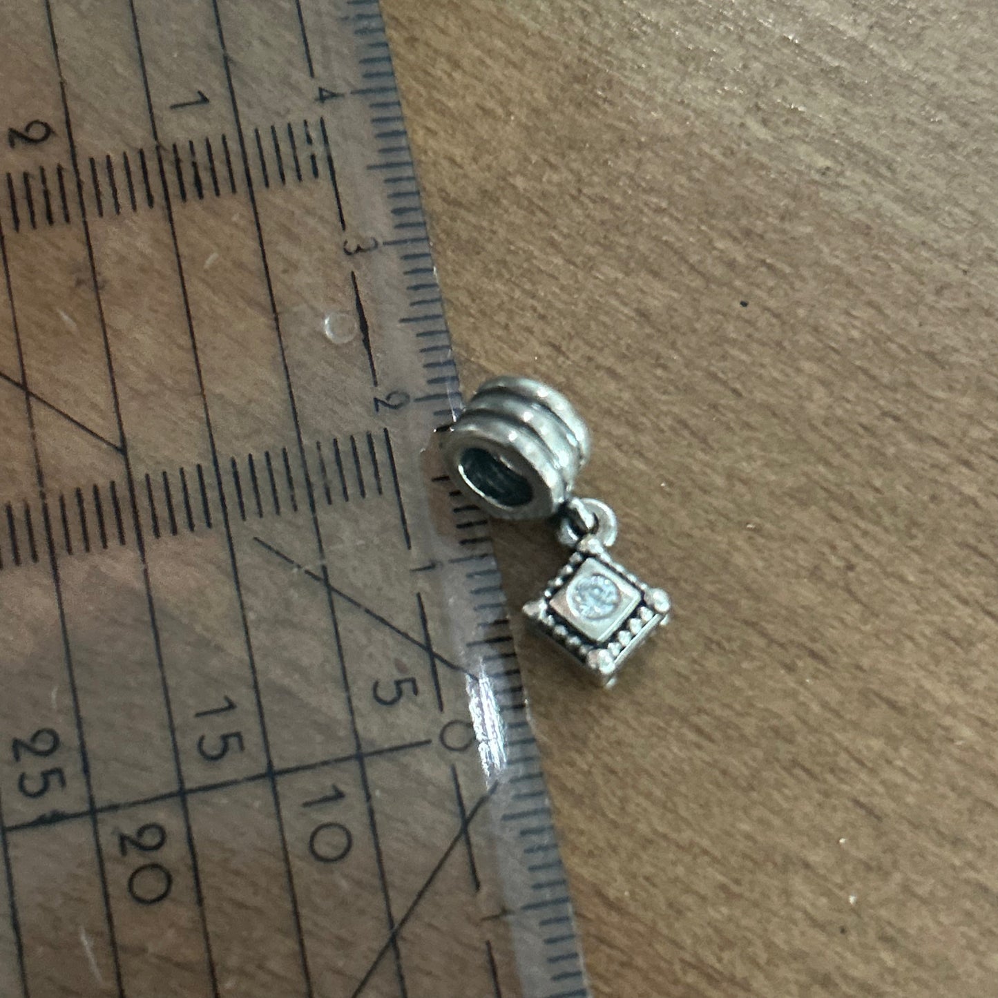 Charm-Anhänger aus 925 Silber mit Zirkonia