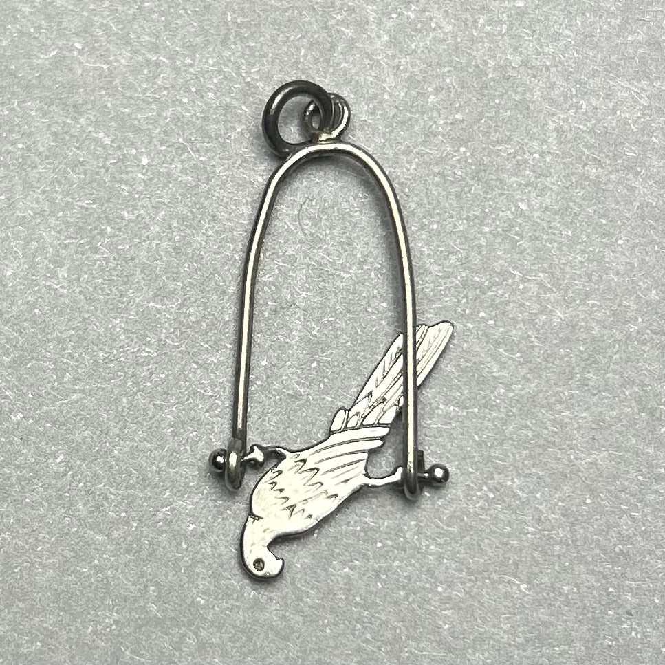 Anhänger „Papagei“ aus 835 Silber